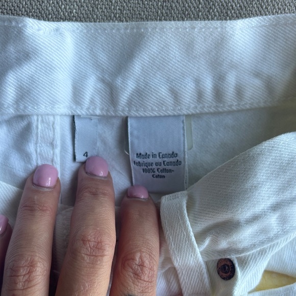 Calvin Klein high rise skinny white denim 🤍 size 4 - Picture 13 of 14